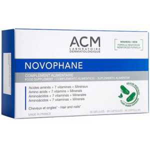 ACM Novophane Vitaminy a minerály pro podporu kvality vlasů a nehtů 60 kapslí