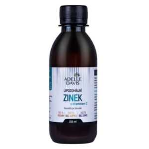 ADELLE DAVIS Lipozomální zinek + vitamín C 200 ml