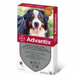 ADVANTIX Spot-on pro psy 40-60 kg 6 ml 4 pipety