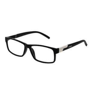 KEEN Čtecí brýle + 1.50 černé s kovovým doplňkem flex