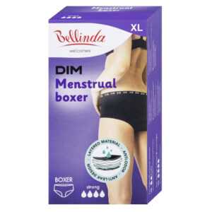 BELLINDA Menstruační kalhotky boxerky Strong vel. XL Černá 1 ks
