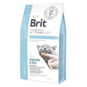BRIT Veterinary diet grain free obesity granule pro kočky