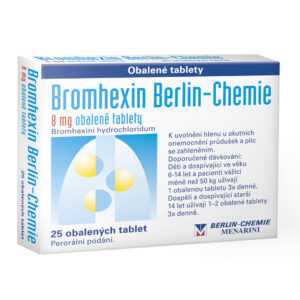 BROMHEXIN 8 mg 25 tablet
