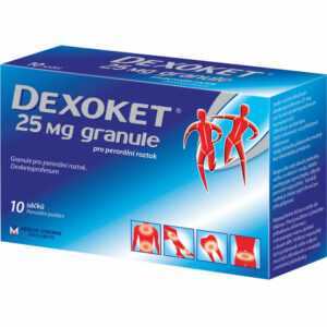 DEXOKET Granule pro perorální roztok 25 mg 10 sáčků