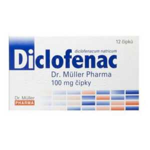 DR.MULLER Diclofenac 100mg 12 čípků