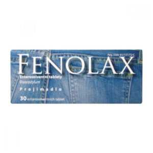 FENOLAX proti zácpě 5mg 30 tablet