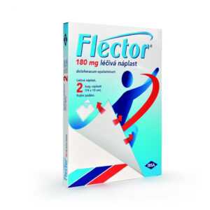FLECTOR 180 mg Léčivá náplast 2 kusy