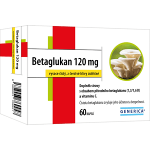 GENERICA Betaglukan 120 mg 60 kapslí