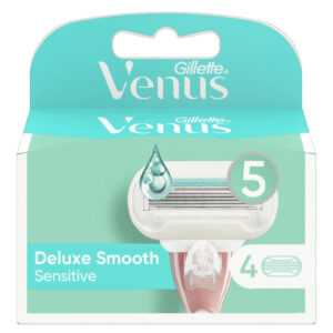 GILLETTE Venus Deluxe Smooth Sensitive Náhradní hlavice 4 ks
