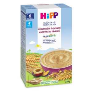 HiPP Praebiotik Mléčná kaše vícezrnná se švestkami od 6. měsíce věku 250 g