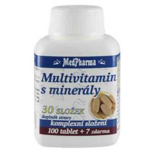 MEDPHARMA Multivitamín s minerály 30 složek 107 tablet