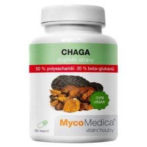 MYCOMEDICA Chaga 50% vegan 90 kapslí