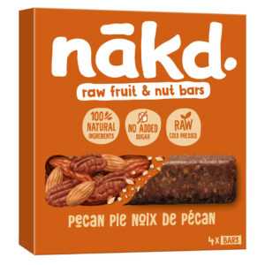 NAKD Pecan pie ovocno oříškové raw tyčinky s pekany 4 x 35 g