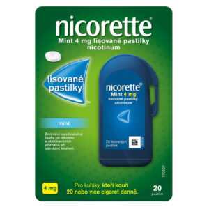 NICORETTE Mint 4 mg Lisované pastilky 20 kusů