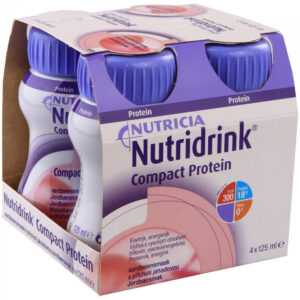 NUTRIDRINK Compact protein jahoda 4 x 125 ml