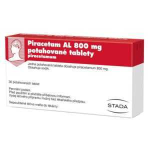 PIRACETAM AL 800 mg Potahované tablety 30 kusů