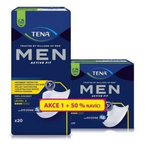 TENA Men level 2 inkontinenční vložky 30ks +50% navíc