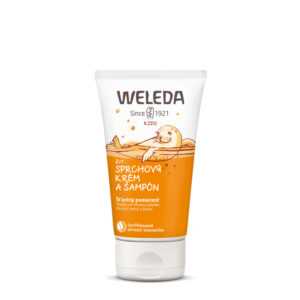 WELEDA 2v1 sprchový krém a šampon Šťastný pomeranč 150 ml