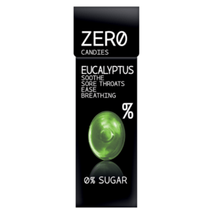 ZERO CANDIES Eucalyptus candies 0% mentolové bonbóny 32 g