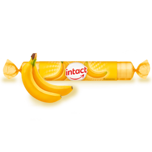 INTACT Hroznový cukr s vitamínem C banán 40 g