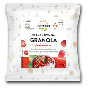 PROBIO Granola fermentovaná jahodová BIO 50 g