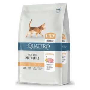 QUATTRO Dry Premium all Breed Kitten drůbež granule pro koťata 1