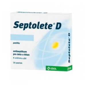 SEPTOLETE D II 1 mg 30 pastilek