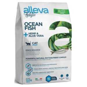 ALLEVA Holistic Adult Ocean Fish granule pro kočky 1