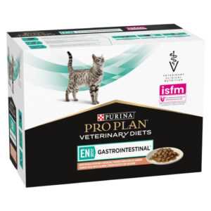 PURINA PRO PLAN Vet Diets EN St/Ox Gastrointestinal Salmon kapsička pro kočky 10x85 g