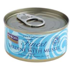 FISH4CATS Finest sardinka s mušlemi konzerva pro kočky 70 g
