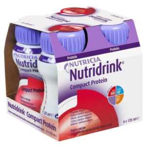 NUTRIDRINK Compact protein s příchutí chladivého červeného ovoce 4 x 125 ml