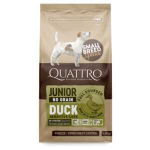 QUATTRO Dry SB Junior Kachna granule pro psy 1 ks